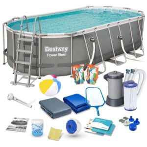 Basen ogrodowy stelażowy, 17w1, Bestway, 549x274x122 cm
