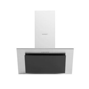 Okap kuchenny, kominowy, 60 cm, berdsen, inox, BT-209, srebrny