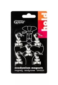 Magnesy neodymowe z haczykiem