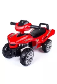 Jeździk quad dziecięcy z dźwiękiem czerwony