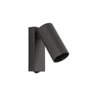 Kinkiet regulowany FOURTY 11766 Nowodvorski UMBRA GRAY nowoczesny design z wbudowanym włącznikiem, GU10 R35