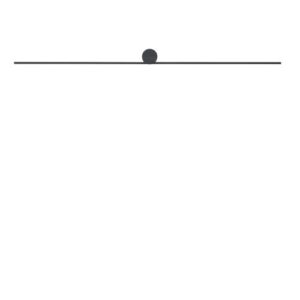 Kinkiety obrazowe SPIN LED M 14W 520lm 3000K Czarny 10370 Nowodvorski