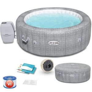 Dmuchane SPA z masażem i podgrzewaczem wody, 6 osobowe, Bestway, 196×71 cm