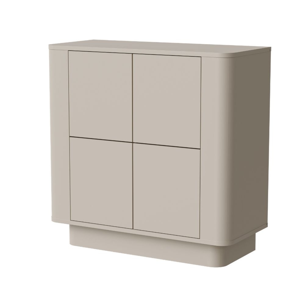 Komoda z drzwiami dąb cremona mat 80 cm Varese