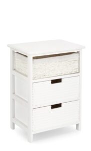 Komoda Leonie biały 40x29x58cm paulownia MDF Bizzotto