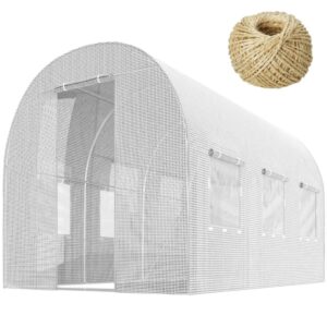 Tunel ogrodowy, wzmocniony, 6m2, 200x300x200 cm, biały