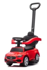 Jeździk Mercedes C-Class 3w1 z rączką do pchania
