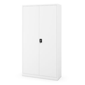 Szafa biurowa metalowa wysoka biała, 1150x2200x400 mm: : JAN II H2200