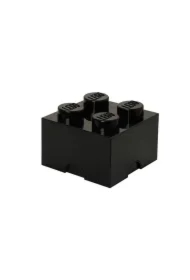 Pojemnik klocek LEGO Brick 4 Czarny