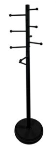 Wieszak na ubrania, Erin, 31x31x173 cm, czarny