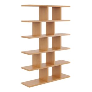 Duży regał z półkami, biblioteczka, HOLT, 70x18x101 cm, olcha, mat