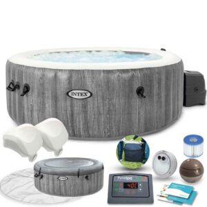 Dmuchane SPA Jacuzzi z hydromasażem, 4 os., Intex, 196×71 cm