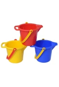 WIADERKO Z DZOBKIEM 14CM 3KOL PLASTO