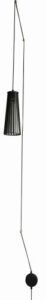 KINKIET Z PRZEWODEM / LAMPA WISZĄCA DOVER BLACK I 9264 Nowodvorski