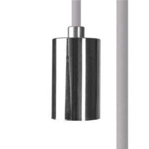 PRZEWÓD Z OPRAWKĄ 250CM CAMELEON CABLE E27 2,5 M WHITE/CHROME 8646 Nowodvorski