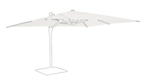 Poszycie do parasola VEGA  VEGA biały 400×300  z poliamidu Bizzotto