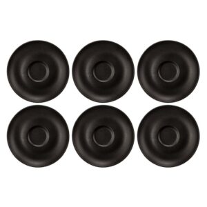 Seltmann Liberty Velvet Black Zestaw 6 spodków 12 cm