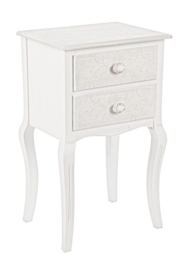 Komoda Clorine kremowa 41×33,5x68cm MDF Bizzotto