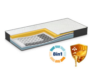 Materac piankowy iMemory S+ Silver Propolis 20cm 160×190 cm