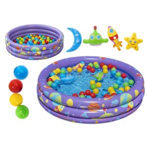 Basenik dmuchany z kulkami dla dzieci, Bestway, 102×25 cm