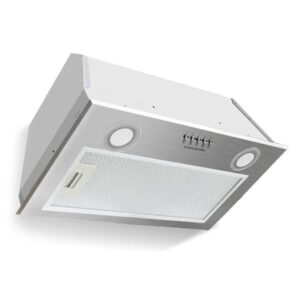 Okap kuchenny, do zabudowy, 60 cm, inox, BE-50, kolor srebrny