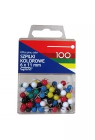 Szpilki kolorowe 6x11mm