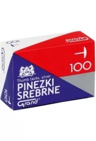 Pinezki srebrne