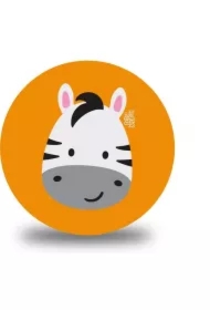 Piłka PVC Sportox Kids 230mm – Zebra