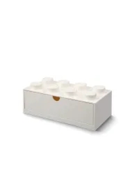 Szufladka na biurko klocek LEGO Brick 8 Biała