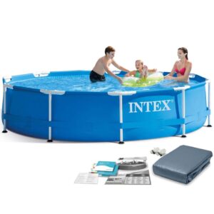 Basen ogrodowy stelażowy, zestaw 2w1, Intex, 305×76 cm