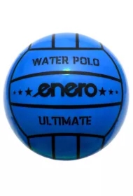Piłka gumowa water polo siatkowa niebieska