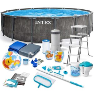 Basen ogrodowy stelażowy, zestaw 21w1, Intex, 457×122 cm