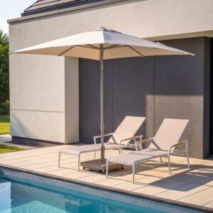 Parasol ogrodowy Zenith 2x2m Umbroso mokka