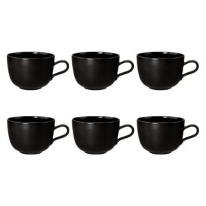 Seltmann Liberty Velvet Black Zestaw 6 filiżanek do kawy 380 ml
