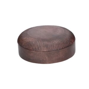 Rituali Domestici Perseo Zestaw 2 mis dekoracyjnych z pokrywką 18 x 6.5 cm