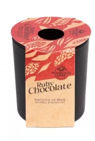 Świeczka sojowa Powąchaj mnie Ruby Chocolate czarn
