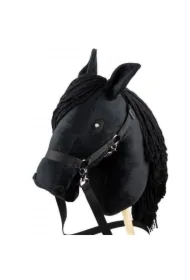 Hobby Horse Skippi. Koń na kiju czarny