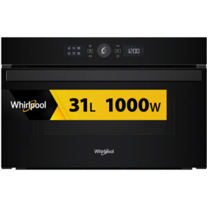 Kuchenka mikrofalowa Whirlpool WMD44MB 1000W Crisp Technologia 3D Grill Czyszczenie parowe 31L