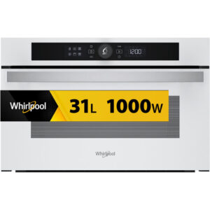 Kuchenka mikrofalowa Whirlpool WMD44MW 1000W Crisp Technologia 3D Grill Czyszczenie parowe 31L