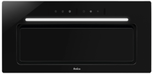 Okap wkład Amica OMP6555BG 587m3/h FrameOn Timer 59,8cm Czarne szkło