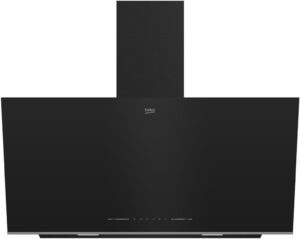 Okap kominowy Beko BHCA96641BFBHS 712m3/h Odświeżanie powietrza 90cm Czarny