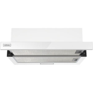 Okap teleskopowy Kernau KTH 10.155 W Glass 327m3/h 62dB Oświetlenie LED Biały