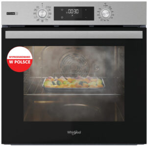 Piekarnik elektryczny z funkcją pary Whirlpool OMSR58CU1SX Steam+