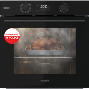 Piekarnik z funkcją pary Whirlpool OMSK58CU1B Steam+