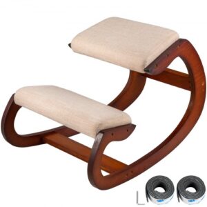 VEVOR Ergonomiczny stołek Regulowany stołek Ergonomiczne poduszki Wygodne biurko domowe Kształtowanie i redukcja stresu Ergonomiczny fotel podkolanowy (pekan)