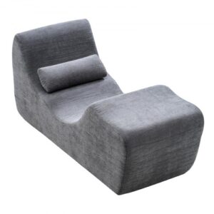 VEVOR Leżanka relaksacyjna do jogi i masażu, nowoczesny, wygięty fotel z pianki, ergonomiczny fotel do rozciągania, relaksu i ćwiczeń, odpowiedni do salonu, sypialni i balkonu