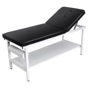 Kozetka do badań VEVOR, 227 kg, rozkładana kozetka 1855x705x815 mm, kozetka szpitalna z regulowanym oparciem (0°–40°) i uchwytem na papier toaletowy, kozetka do badań dla szpitali, klinik i ośrodków rehabilitacyjnych