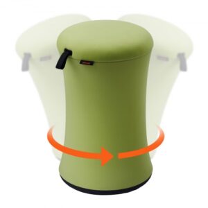 VEVOR Aktywny stołek Wobble Stool Mini, regulowany na wysokość (490-635 mm), stołek biurowy wykonany z żelaza i gąbki, udźwig 120 kg, idealny do szkół, biur i domów, kąt nachylenia 20°, kolor zielony