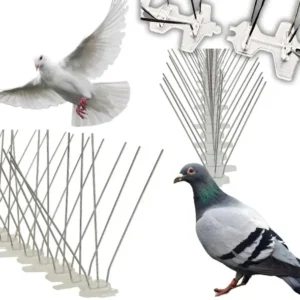 BARDZO GĘSTE KOLCE NA PTAKI GOŁĘBIE NIERDZEWNE KOLCE PRZECIW PTAKOM 50 cm