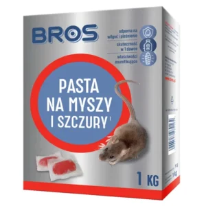  BORS DUŻA PASTA NA MYSZY I SZCZURY 1 KG TRUTKA SKUTECZNA
